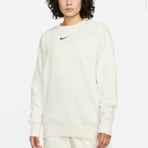 Nike sportswear phoenix fleece oversized crew neck sweatshirt Medium